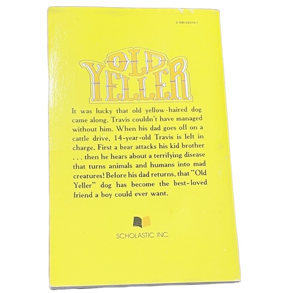 Old Yeller by Fred Gibson 1956 Scholastic edition - Picture 4 of 4